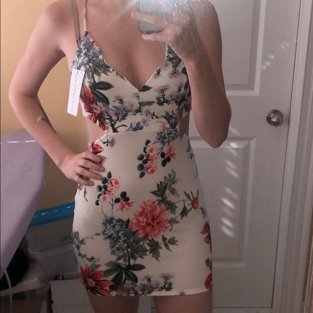 Floral mini dress